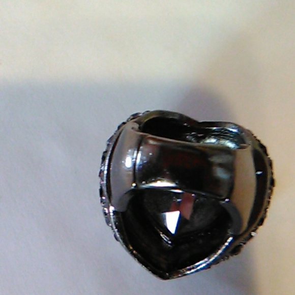 Smoky heart Ring - Picture 5 of 6